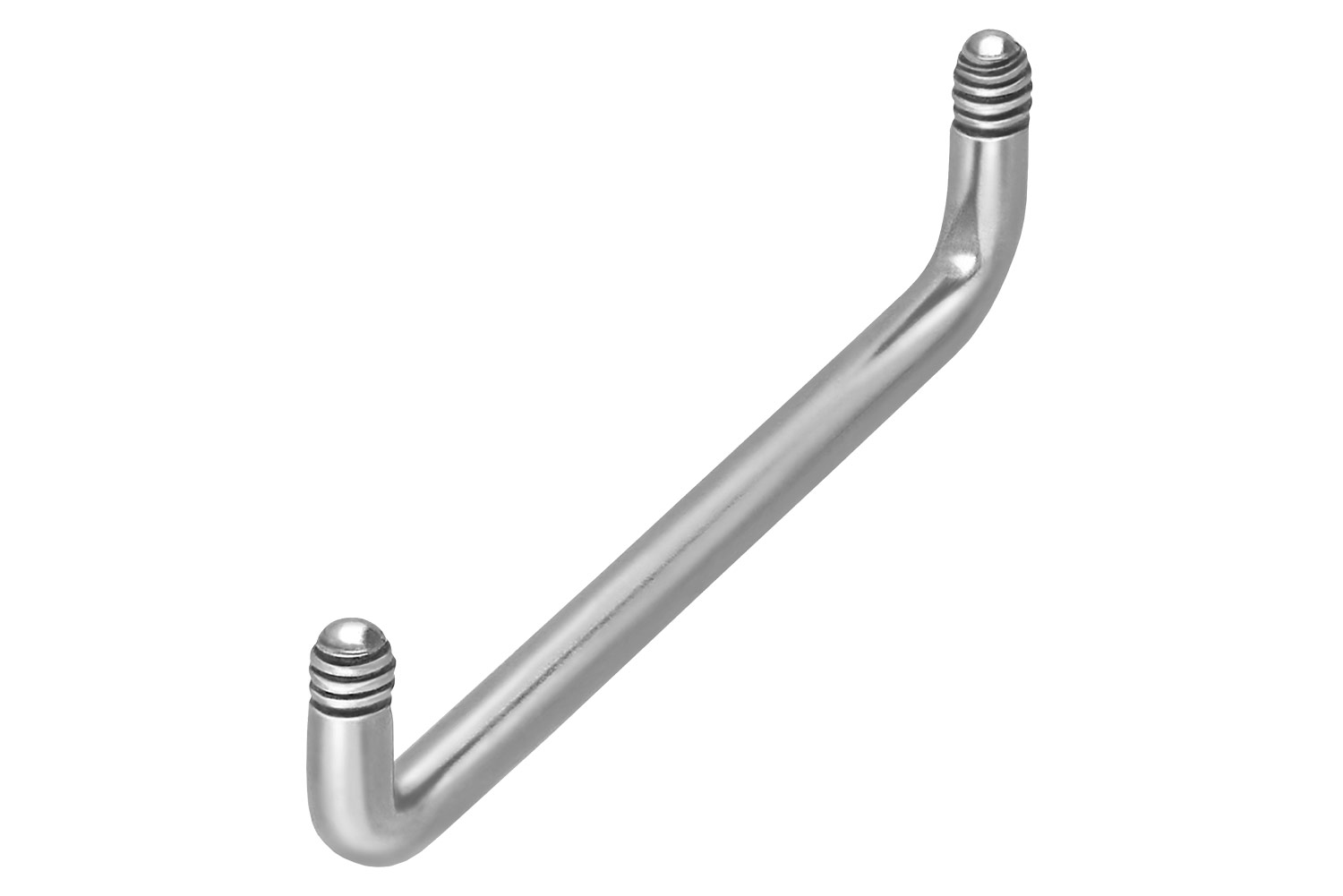 Titan Surface Barbell Piercing (90 Grad) ohne Kugeln
